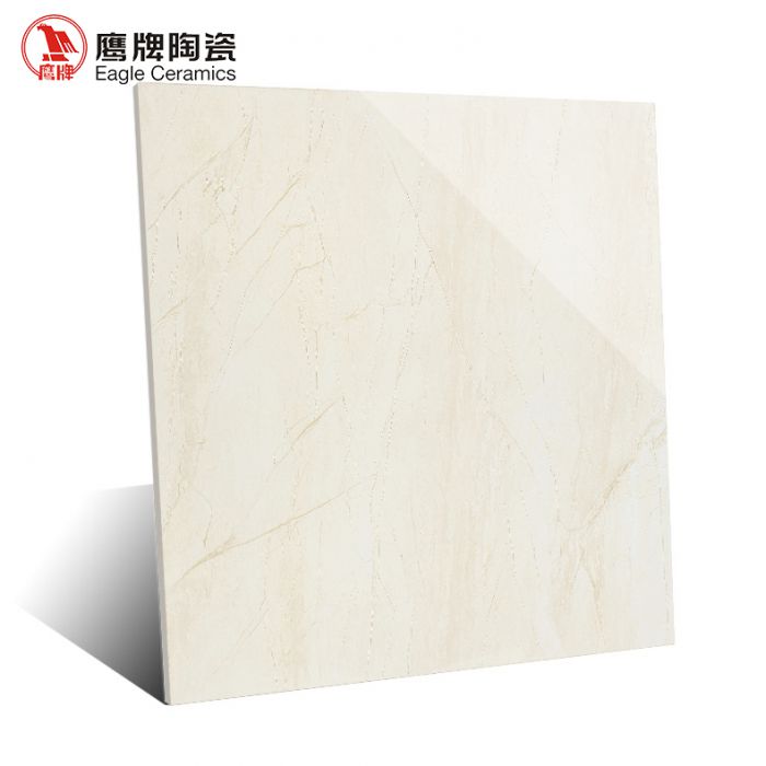 鷹牌陶瓷  客廳臥室瓷磚 防滑全拋釉玻化地磚 君子白玉 TE0D6FA-T09EA (800x800)